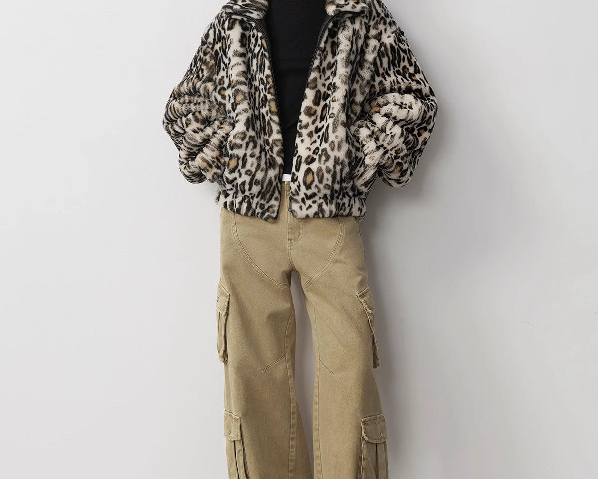 "Nostalgic Wasteland" Heavy Washed Personalized Distressed American Streetwear Large Pocket Cocoon Jeans - NEWYORKLISTED