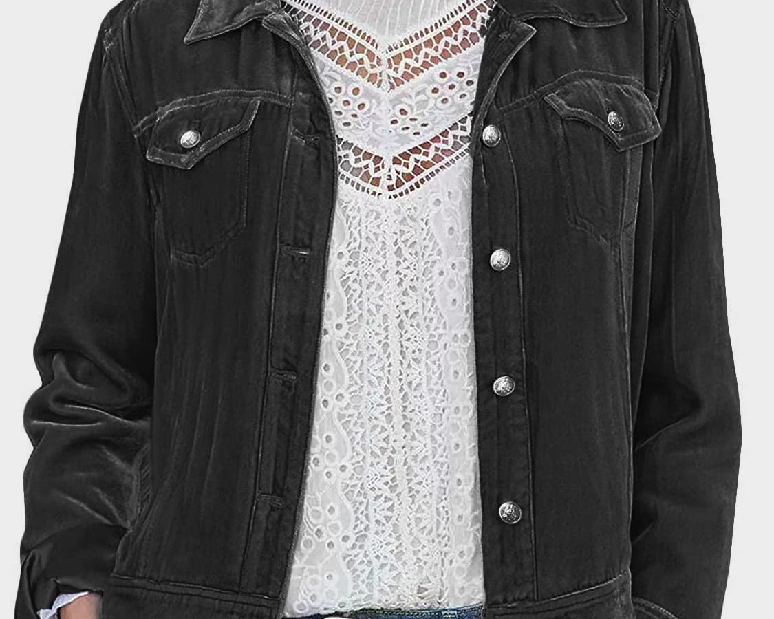 Long Sleeve Jacket with Chest Pockets: NEWYORKLISTED STYLE COLLECTION - NEWYORKLISTED