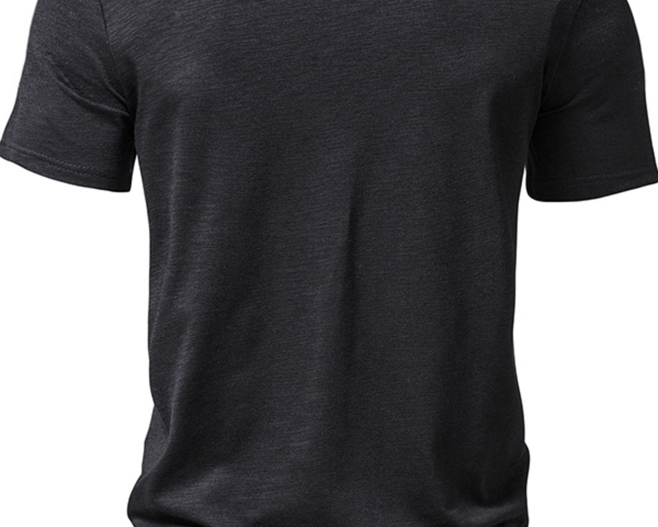 NEWYORKLISTED ATLAS MEN'S COLLECTION: Black t-shirt on a white background