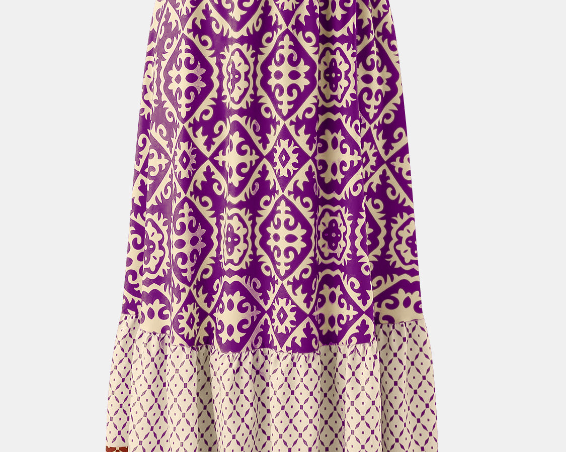 NEWYORKLISTED STYLE COLLECTION: Maxi Print Skirt - NEWYORKLISTED