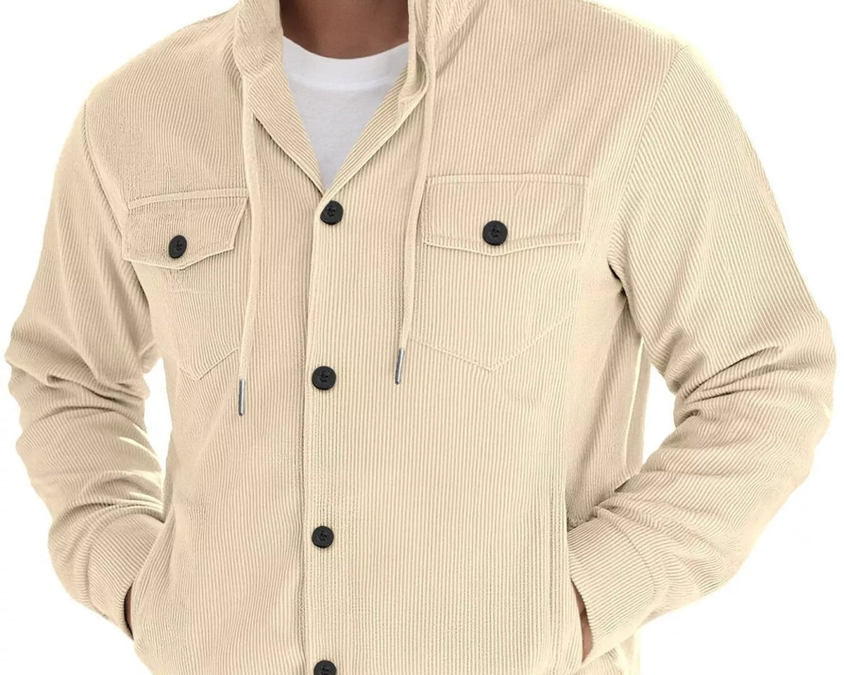 NEWYORKLISTED ATLAS MEN'S COLLECTION – Men's corduroy button-down jacket, product image 9