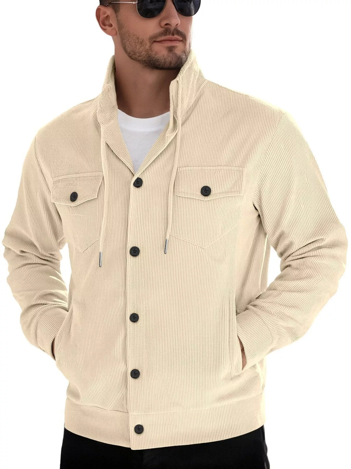 NEWYORKLISTED ATLAS MEN'S COLLECTION – Men's corduroy button-down jacket, product image 9