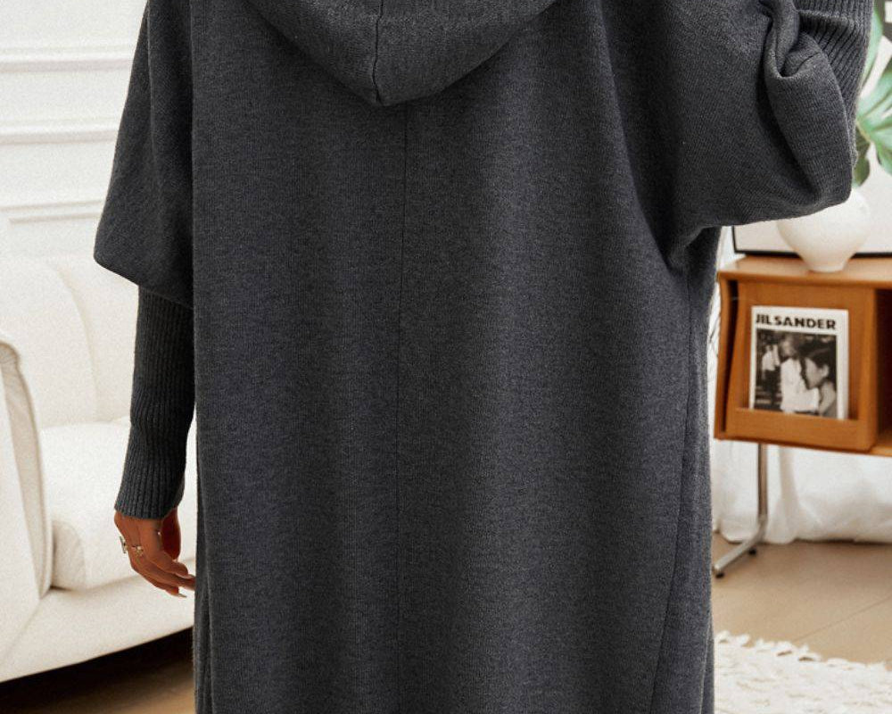 NEWYORKLISTED STYLE COLLECTION: Long Sleeve Hooded Cardigan - NEWYORKLISTED