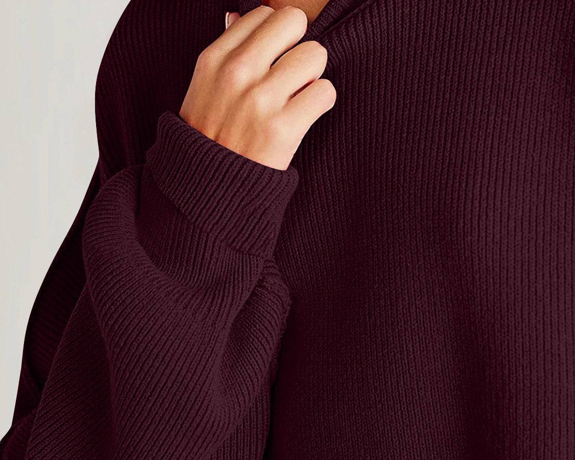 NEWYORKLISTED STYLE COLLECTION: Round Neck Long Sleeve Sweater - NEWYORKLISTED