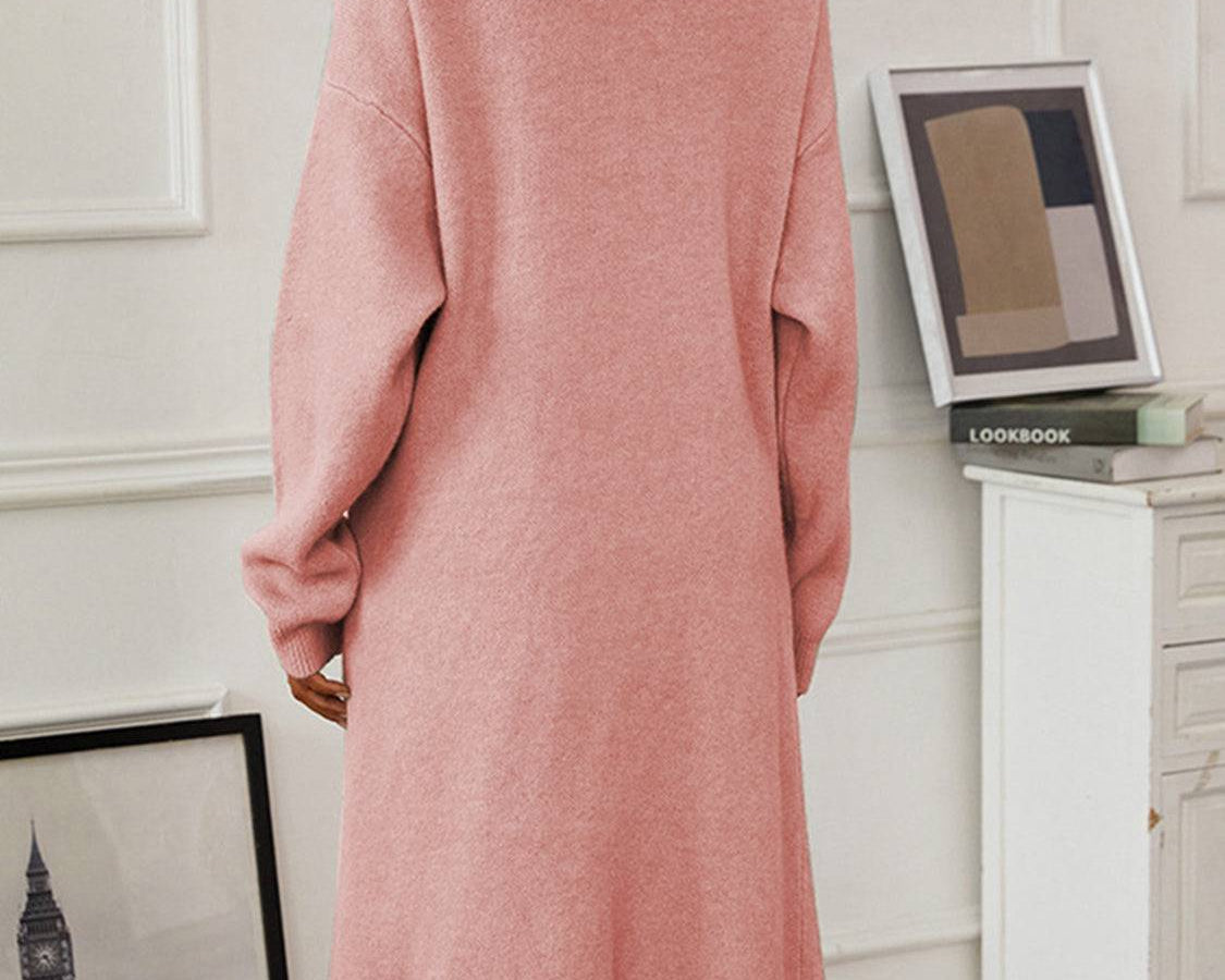 NEWYORKLISTED STYLE COLLECTION: Open Front Cardigan Sweater Dress Set - NEWYORKLISTED