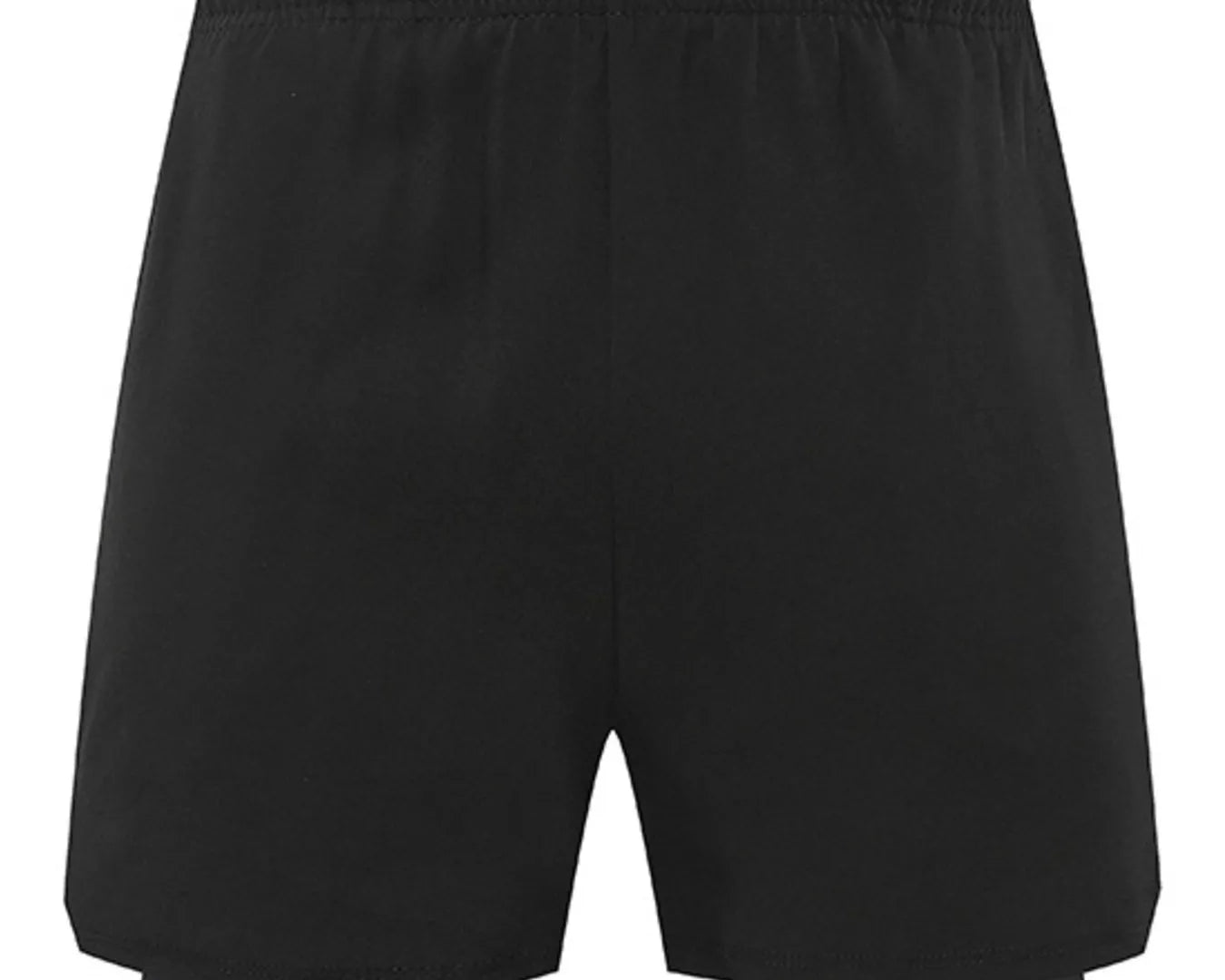 NEWYORKLISTED ATLAS MEN's COLLECTION: Black shorts on a white background