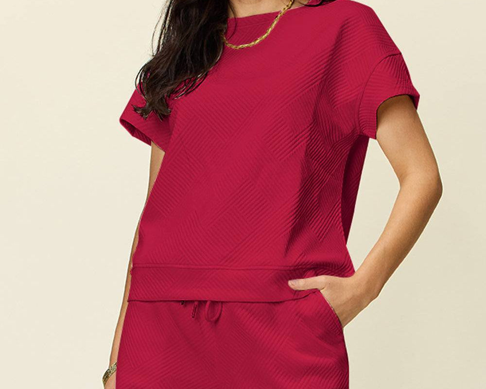 NEWYORKLISTED STYLE COLLECTION: Short Sleeve T-Shirt and Drawstring Shorts Set - NEWYORKLISTED