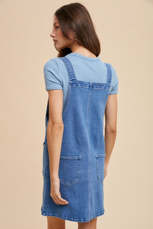 NEWYORKLISTED STYLE COLLECTION: Denim Overall Dress - NEWYORKLISTED