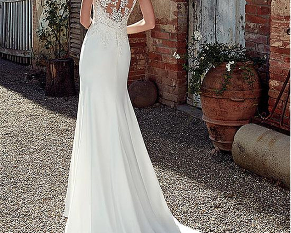 NEWYORKLISTED ELEGANT BRIDE COLLECTION: Lace Mermaid Elegant Wedding Dress - NEWYORKLISTED