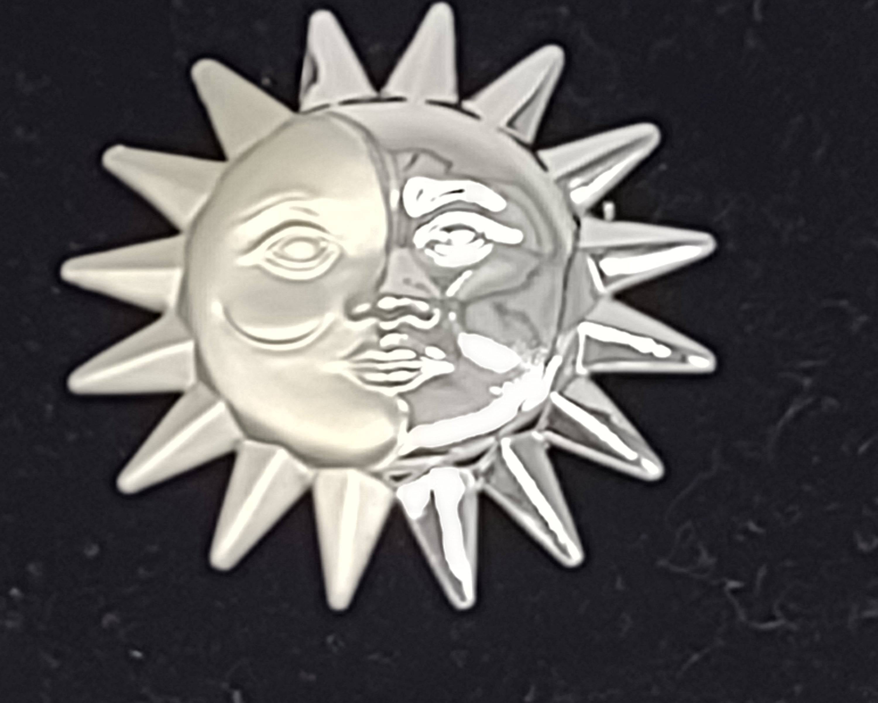 NEWYORKLISTED Sterling Silver Danecraft Sun Brooch