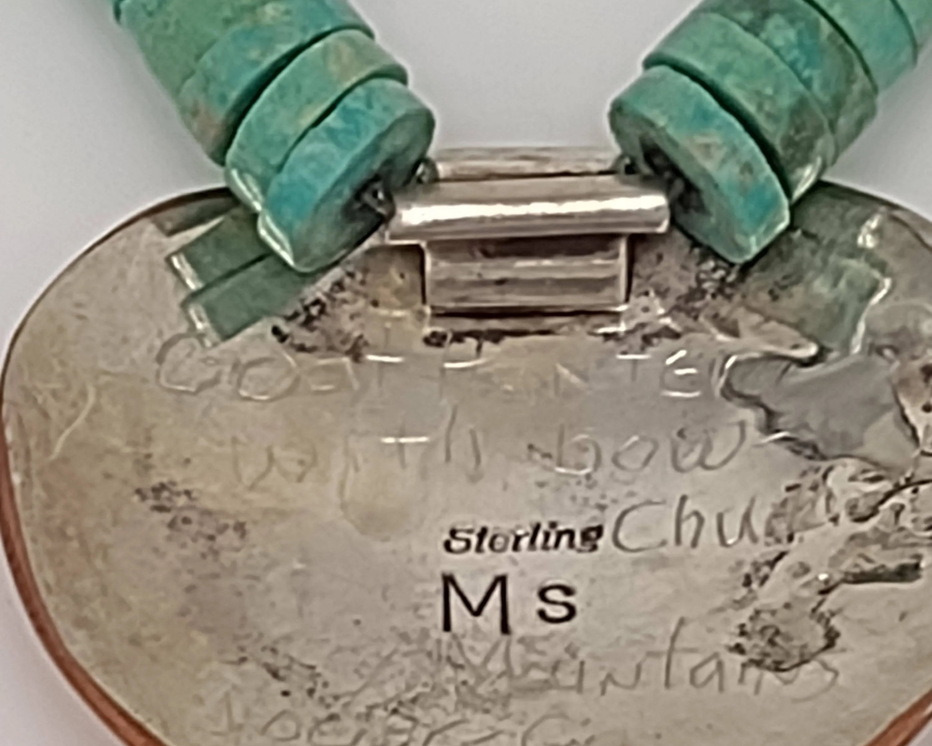 NEWYORKLISTED VINTAGE - Turquoise, Sterling Silver, & Copper Statement Necklace - NEWYORKLISTED