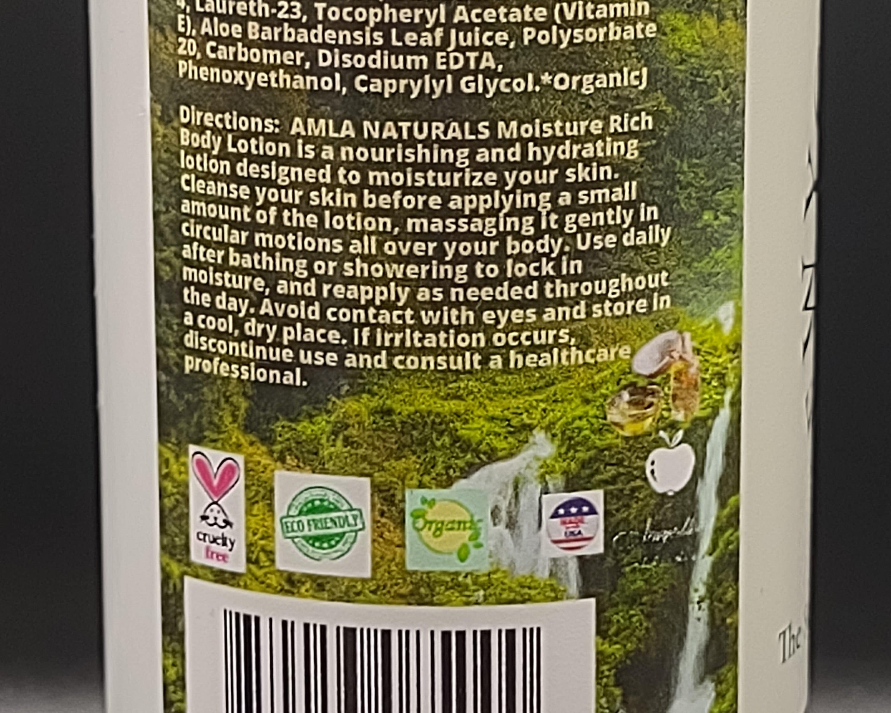 AMLA NATURALS - Moisture Rich Body Lotion - NEWYORKLISTED