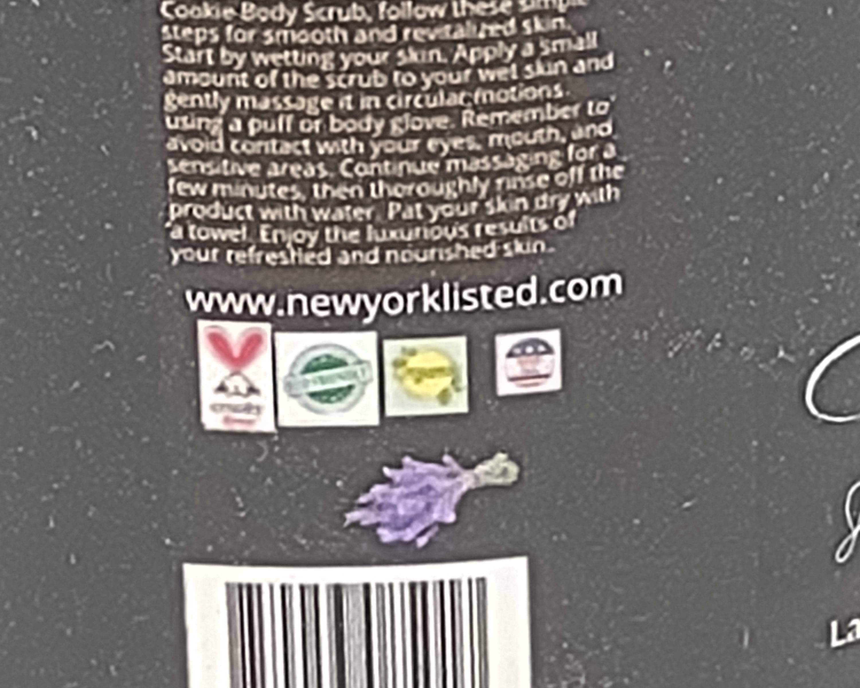 NEWYORKLISTED SPA - Lavender Sugar Cookie Scrub - NEWYORKLISTED