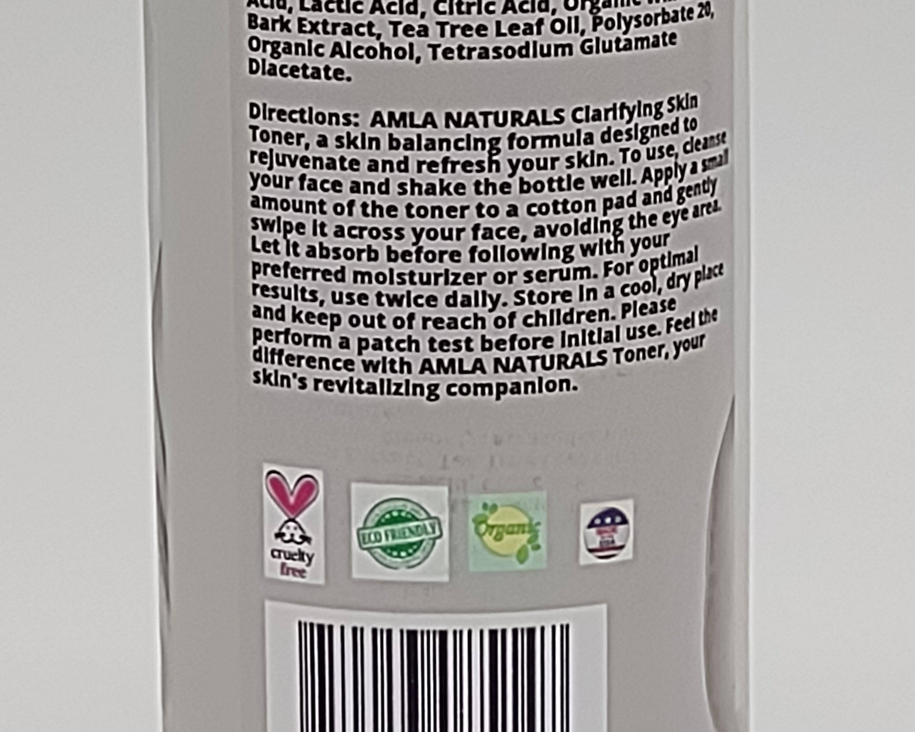 NEWYORKLISTED -AMLA NATURALS Clarifying Skin Toner - NEWYORKLISTED