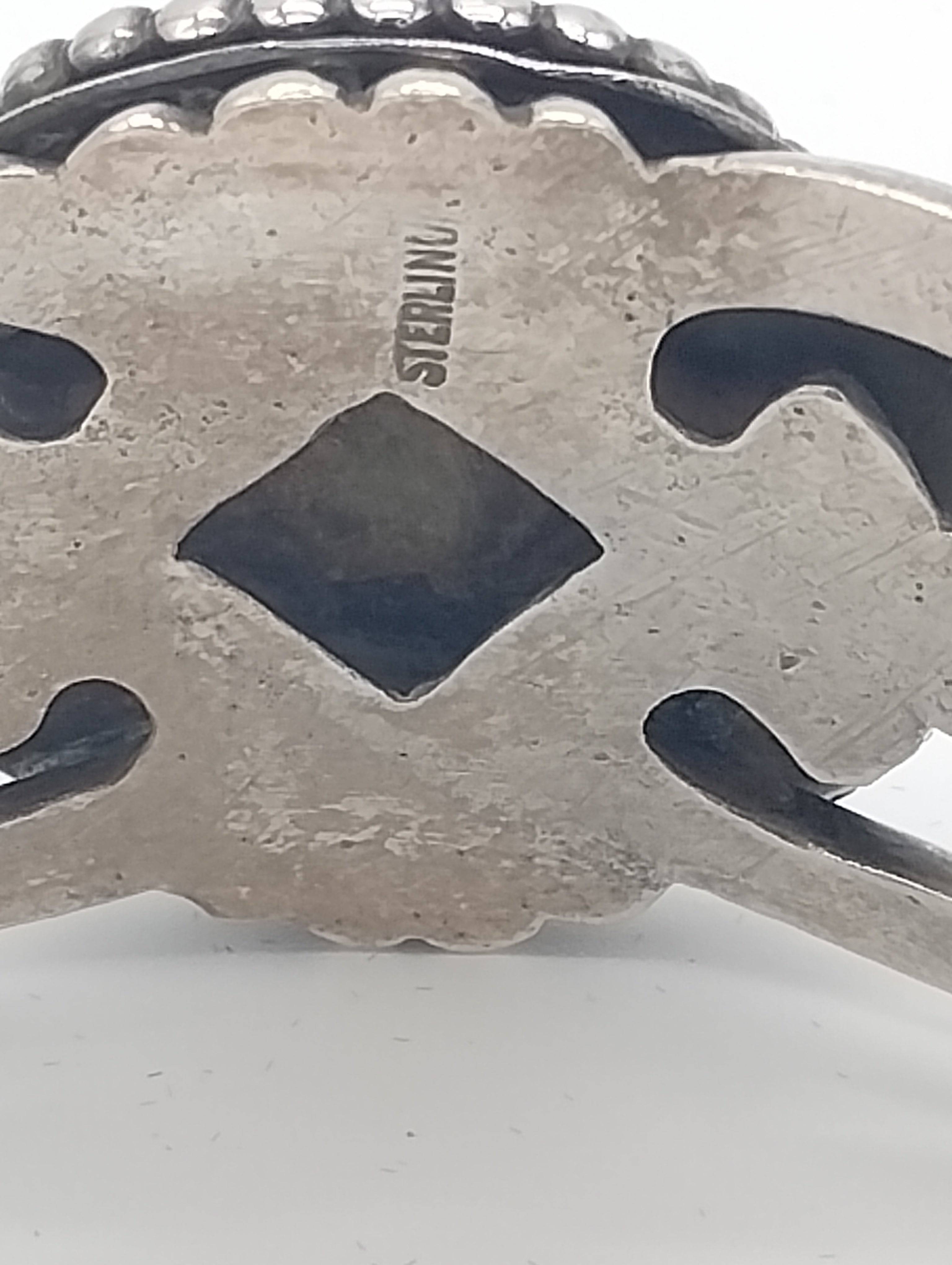 NEWYORKLISTED - Stunning Malachite & Sterling Silver Cuff Bracelet - NEWYORKLISTED