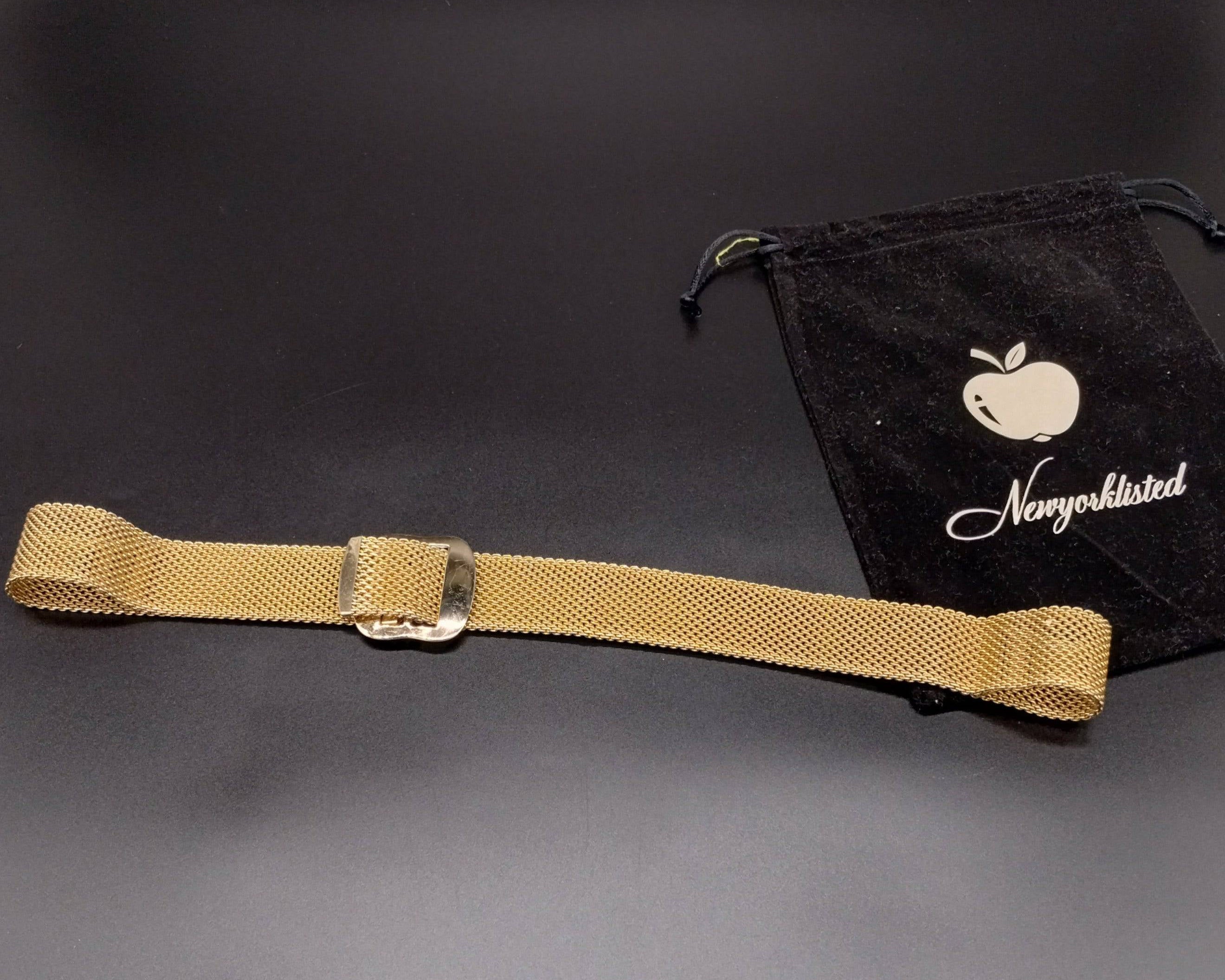 NEWYORKLISTED Gorgeous Vintage Sarah Coventry 10K Gold Plated Belt - NEWYORKLISTED