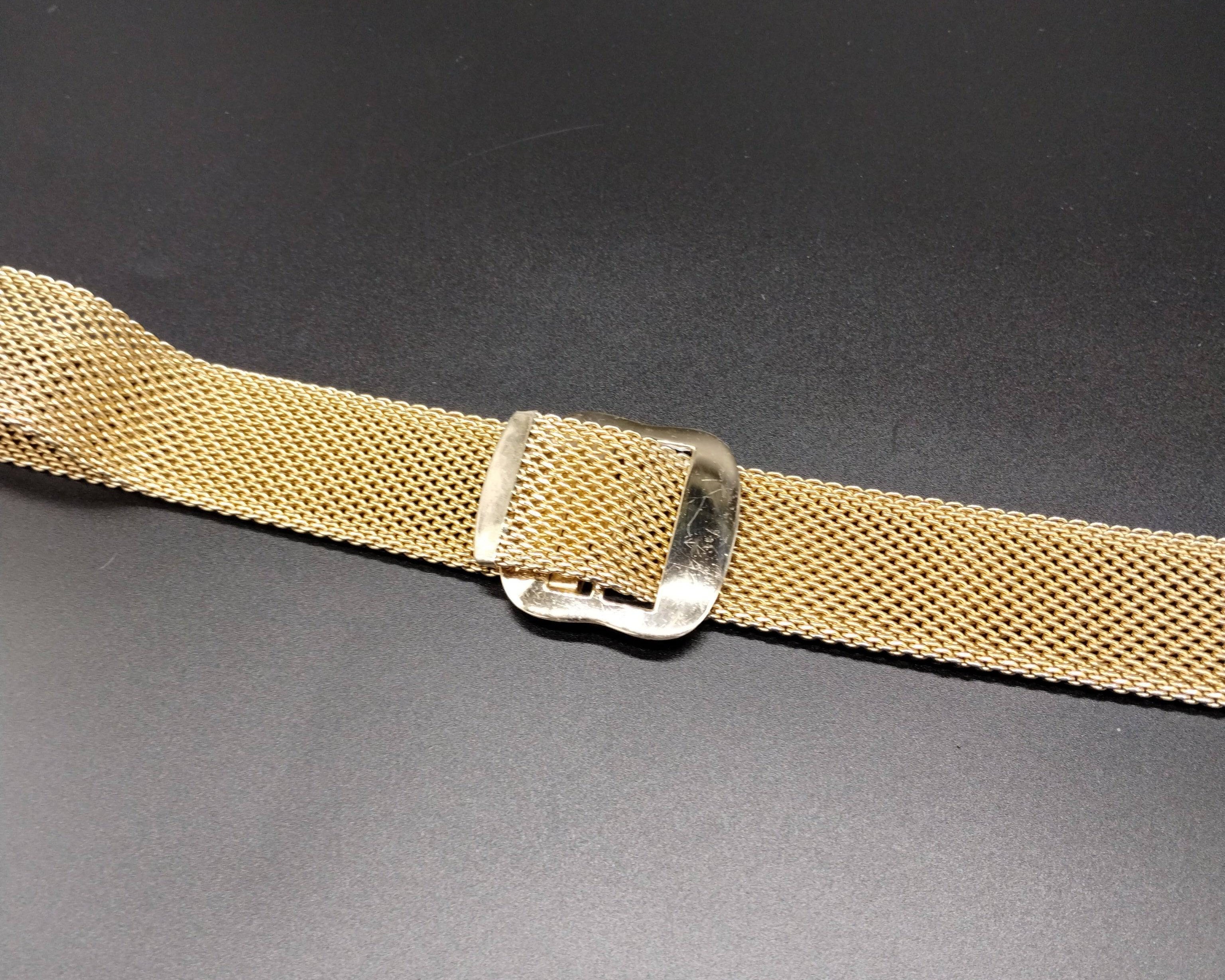 NEWYORKLISTED Gorgeous Vintage Sarah Coventry 10K Gold Plated Belt - NEWYORKLISTED