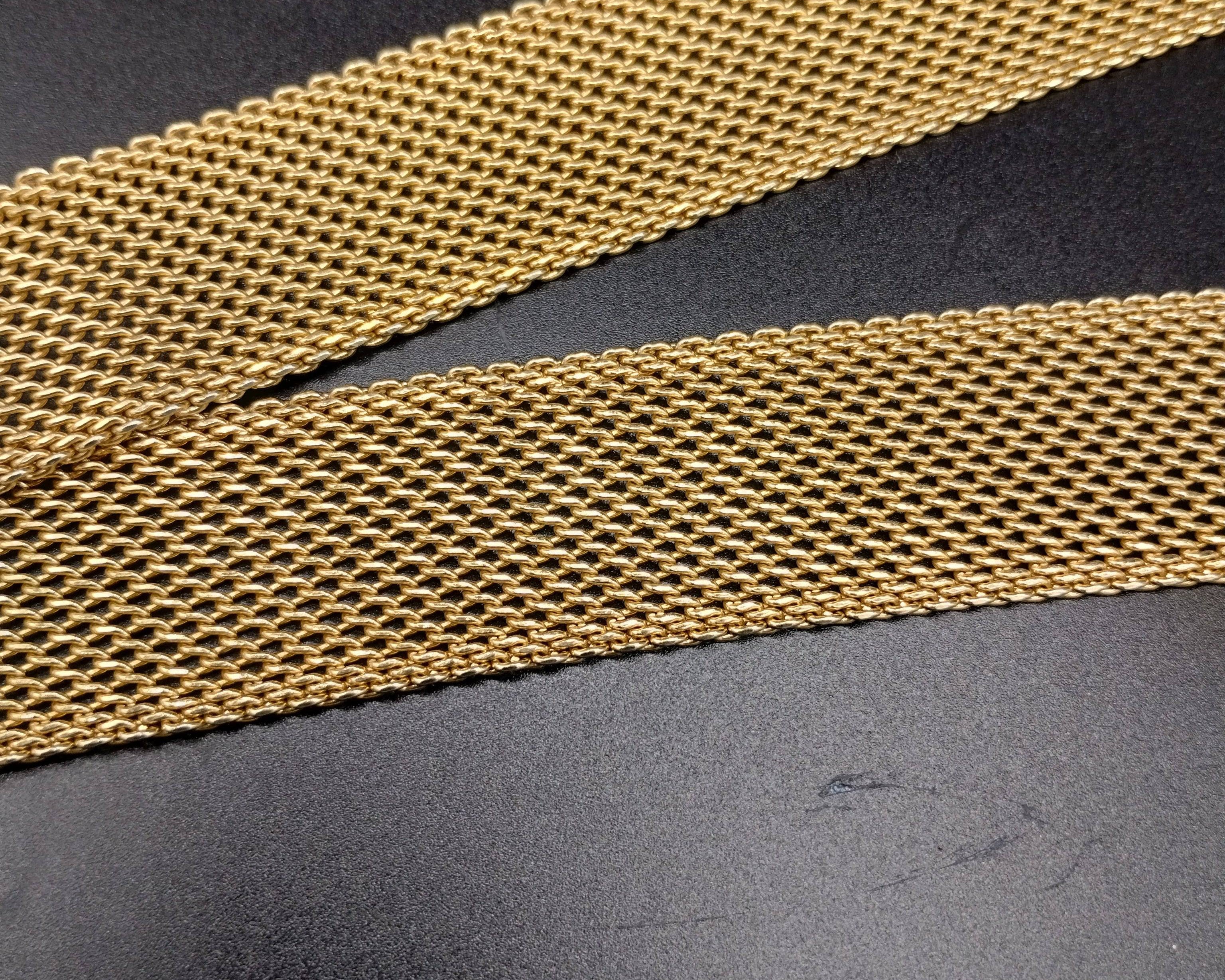 NEWYORKLISTED Gorgeous Vintage Sarah Coventry 10K Gold Plated Belt - NEWYORKLISTED