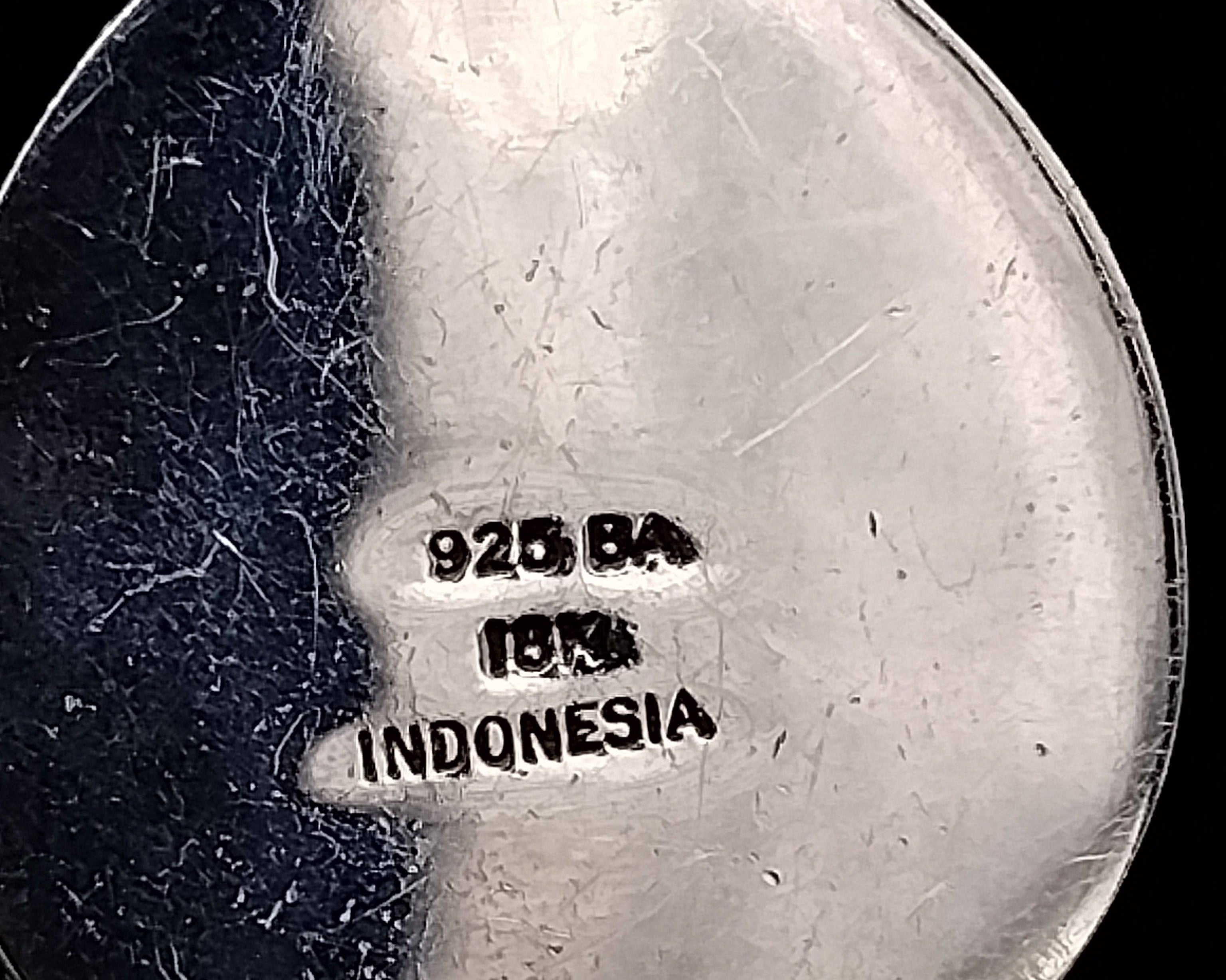 NEWYORKLISTED Vintage 18K Gold & Sterling BA SUARTI Bali Necklace & Ring - NEWYORKLISTED