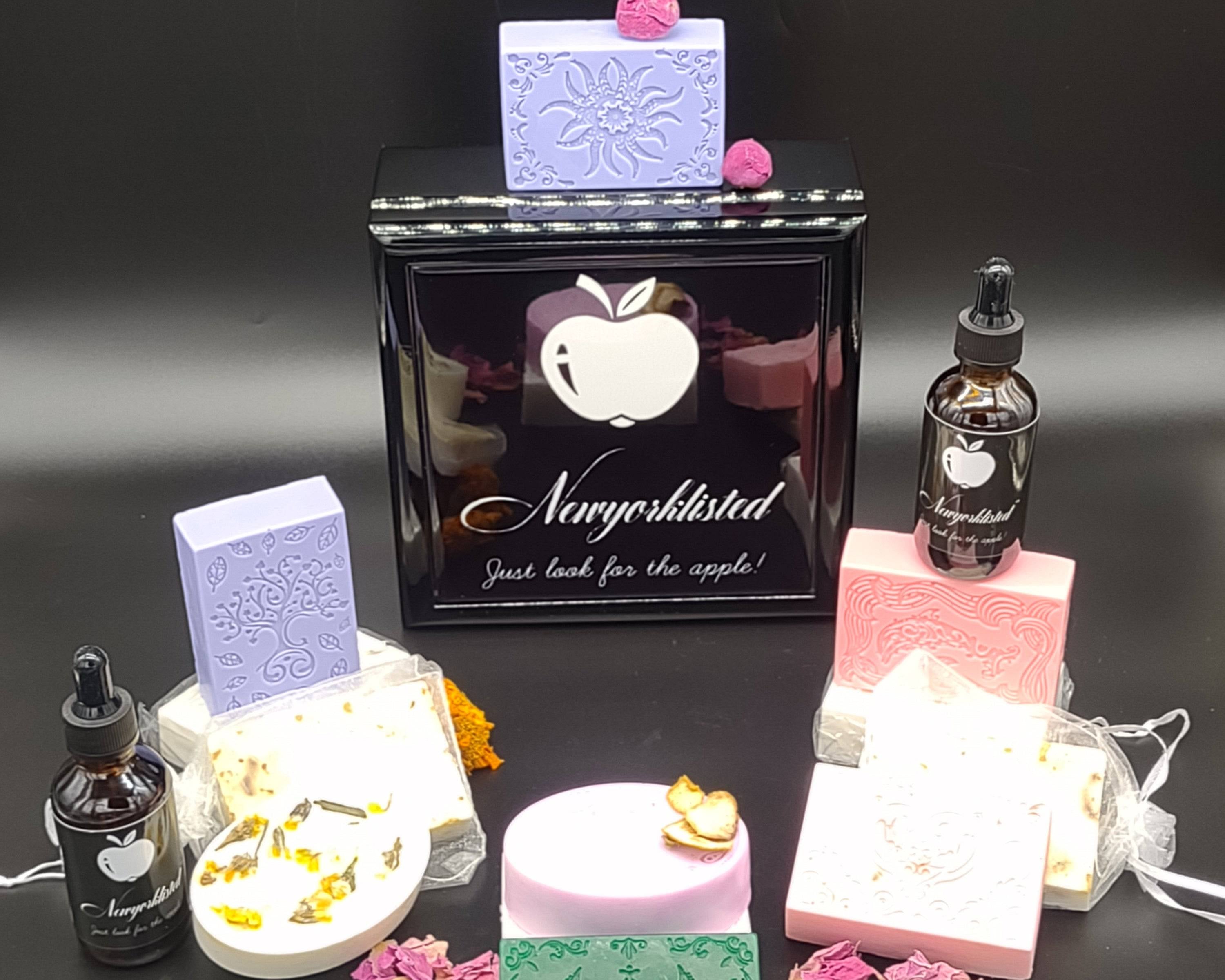 NEWYORKLISTED & AMLA NATURALS Organic Bar Soap , Organic Essential Oils, NEWYORKLISTED Jewelry Box