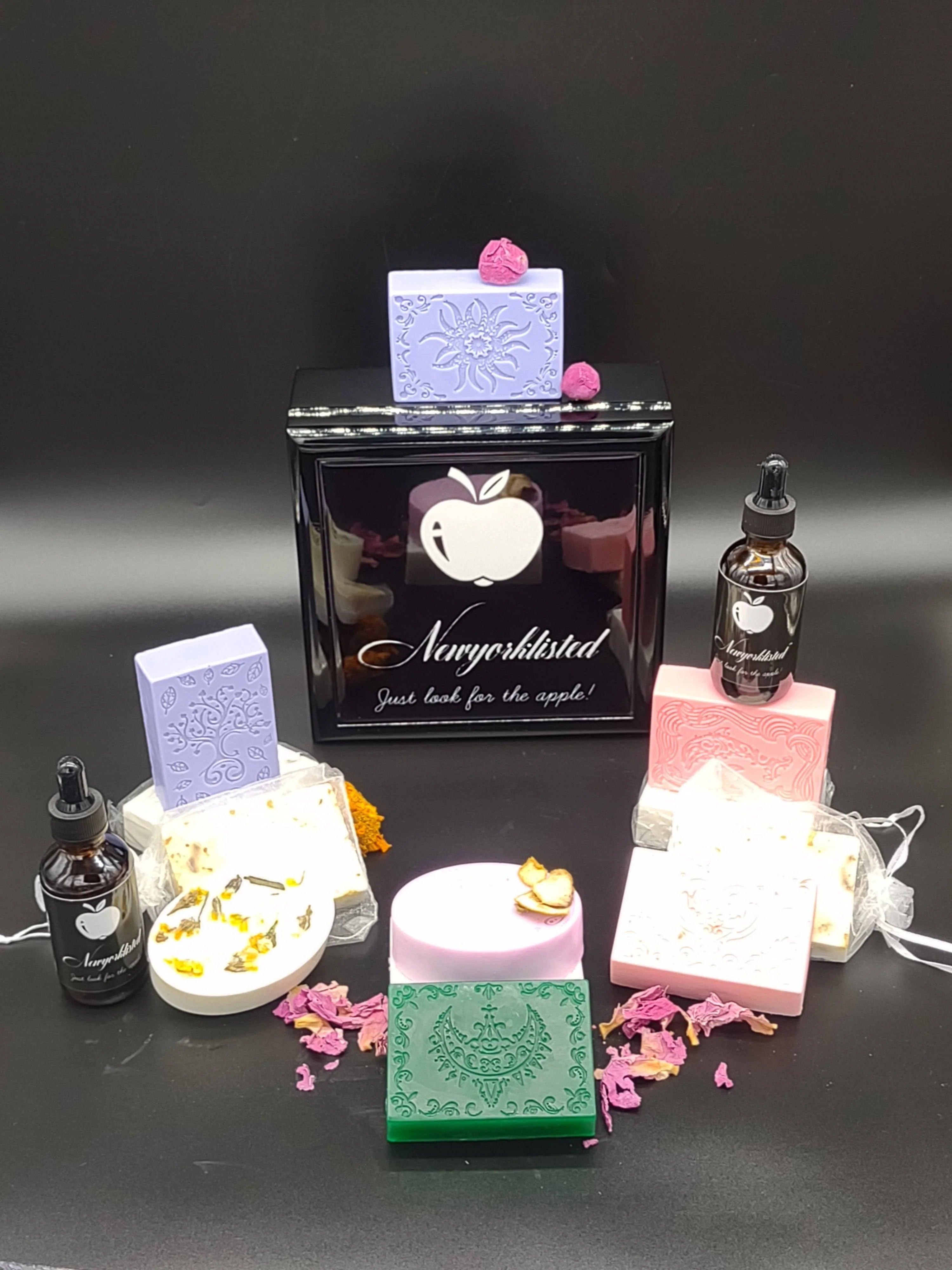 NEWYORKLISTED & AMLA NATURALS Organic Bar Soap , Organic Essential Oils, NEWYORKLISTED Jewelry Box