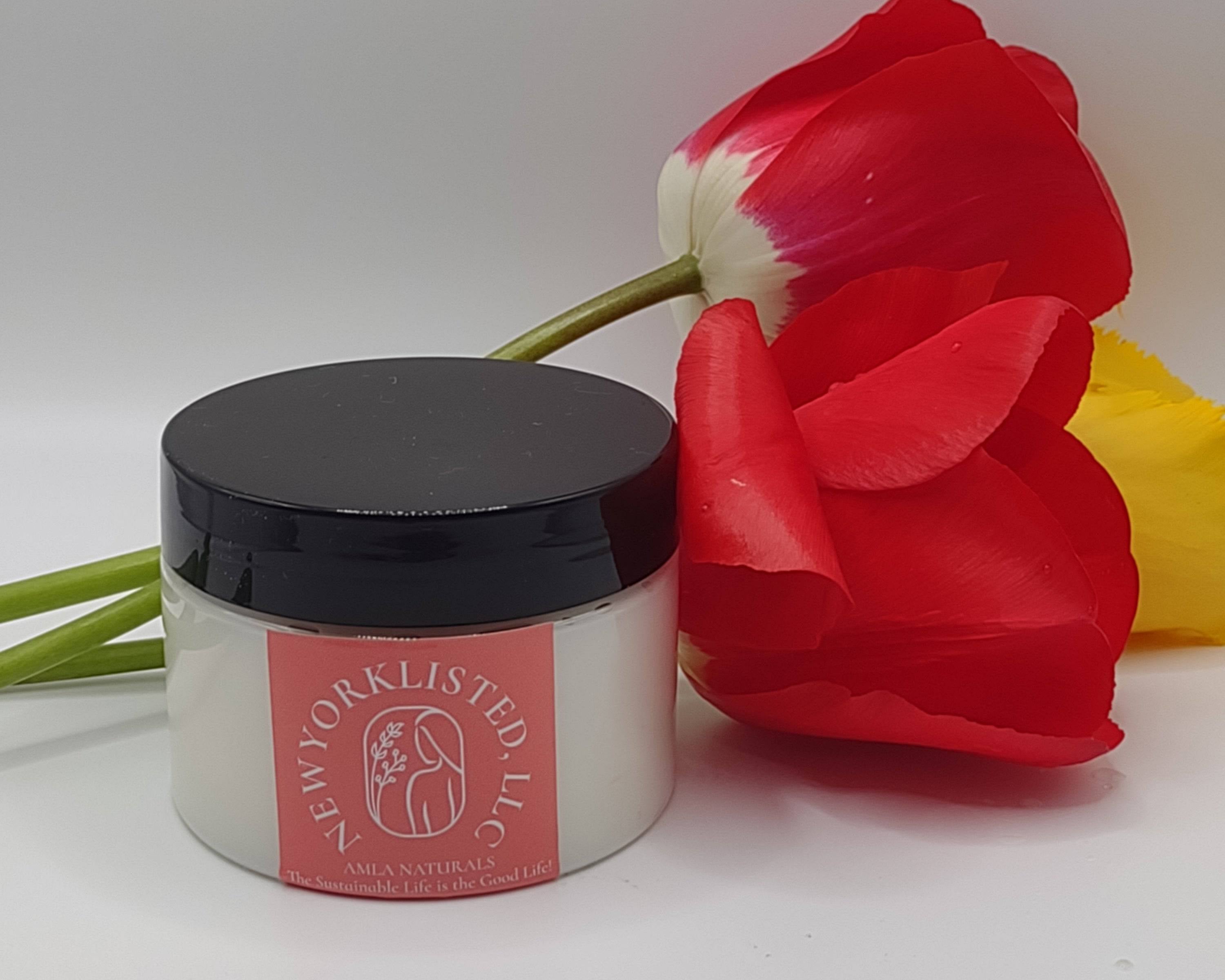 6oz jar of AMLA NATURALS Silk Body Butter