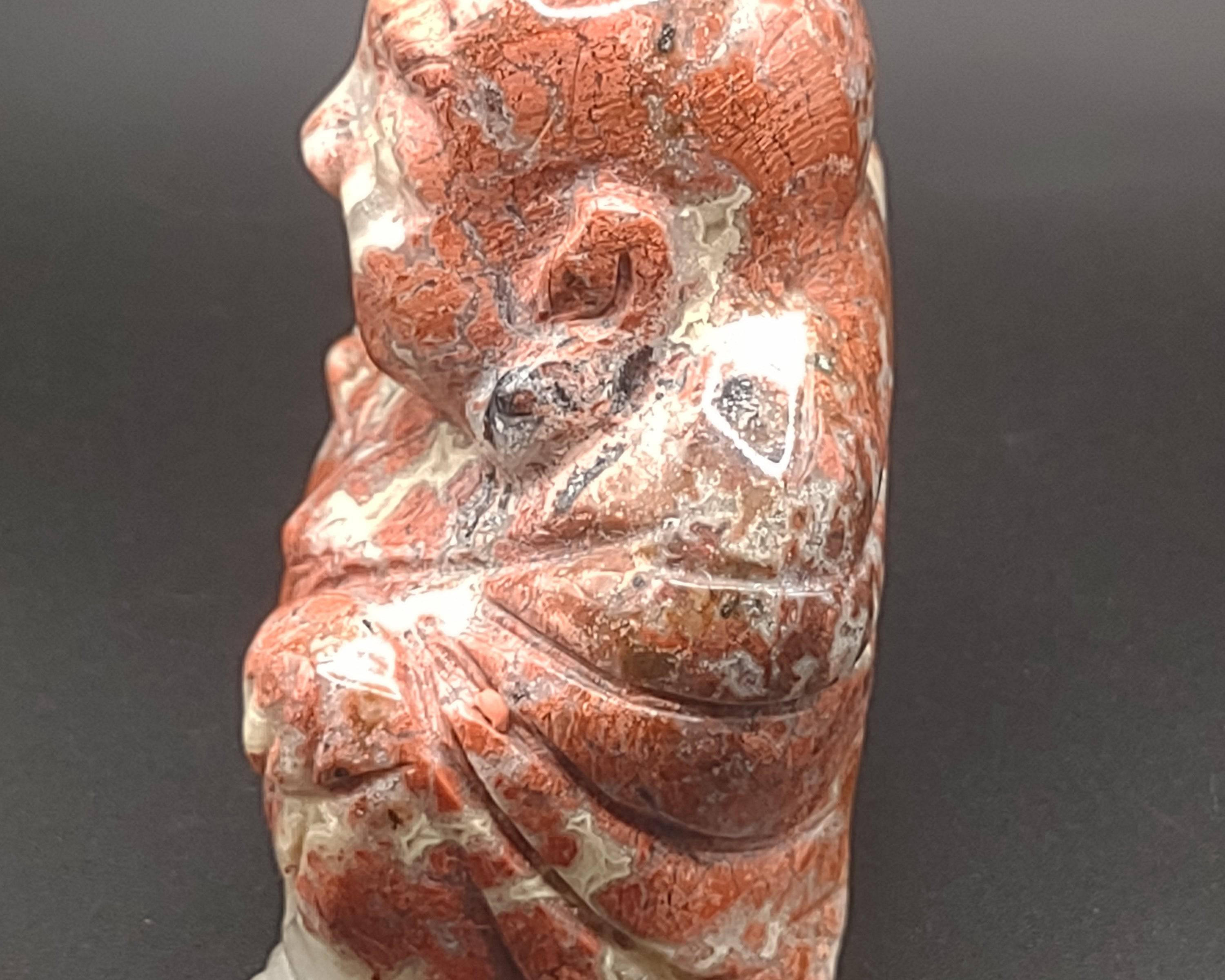 Hand-Carved Chicken Blood Stone Buddha Figurine – NEWYORKLISTED UNIQUE FINDS COLLECTION - NEWYORKLISTED