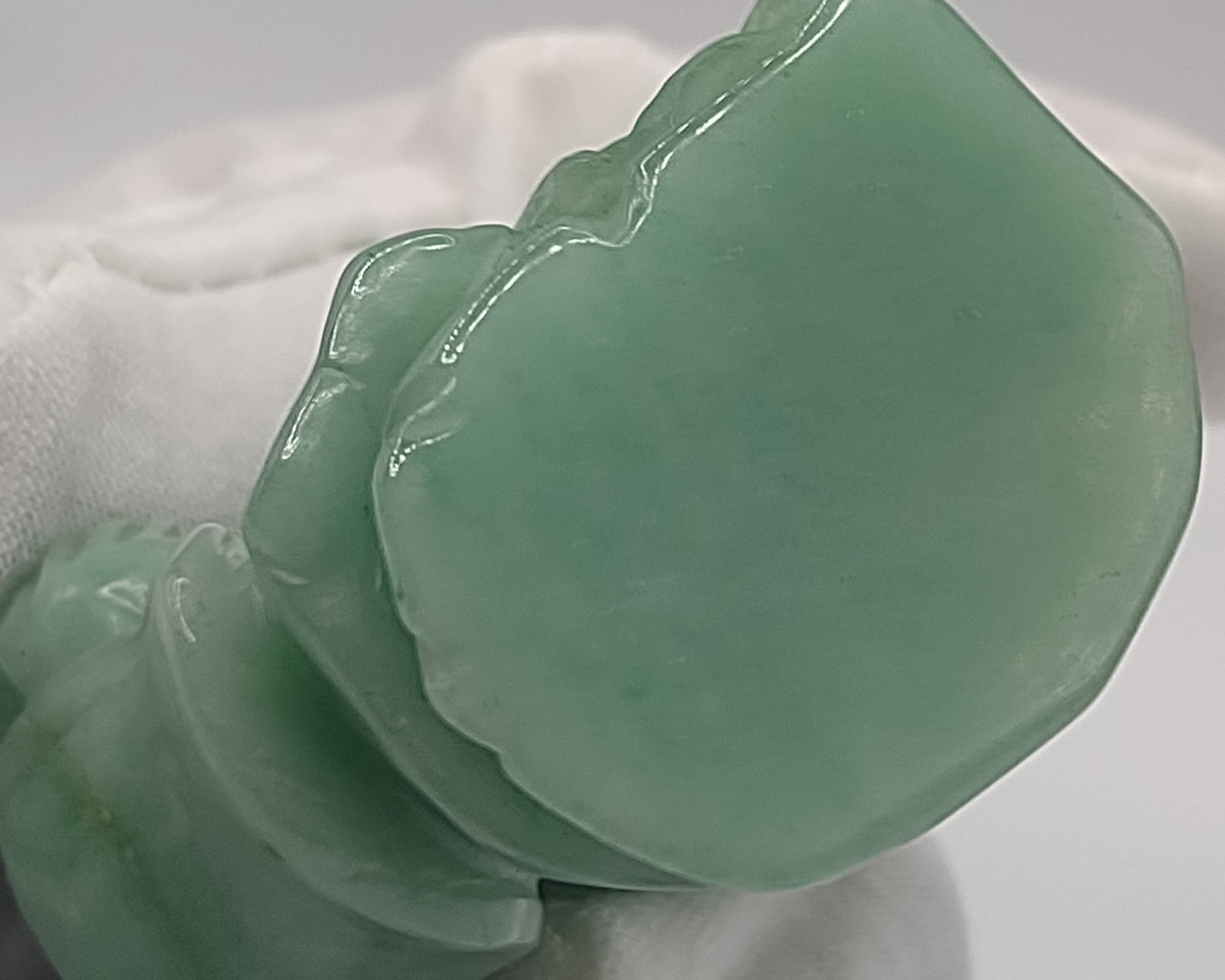 Hand-Carved Solid Jade Figurine – Shou Lao, God of Longevity: NEWYORKLISTED UNIQUE FINDS COLELCTION - NEWYORKLISTED