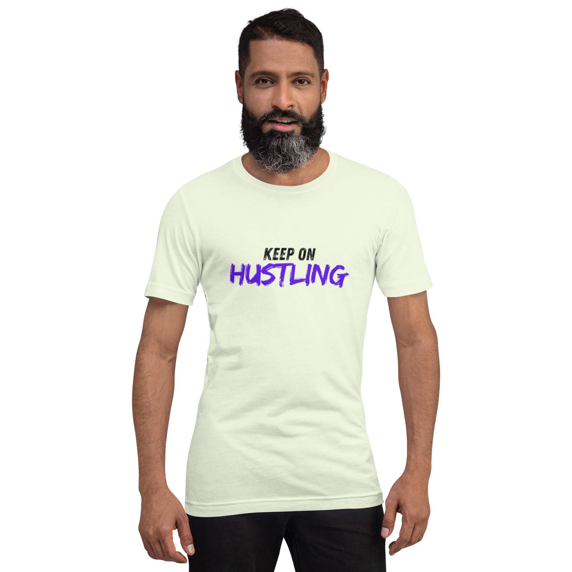 NEWYORKLISTED - "KEEP ON HUSTLING" Unisex t-shirt - NEWYORKLISTED