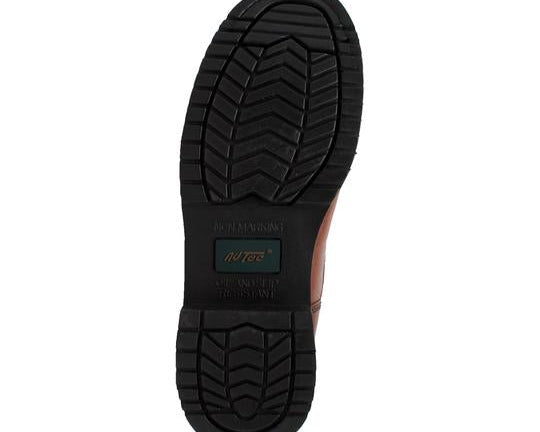 Men's 8" Brown Work Leather Boots-3