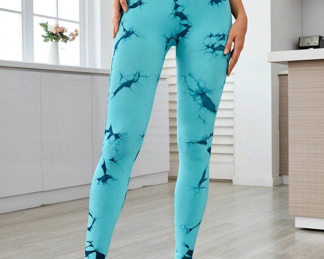 NEWYORKLISTED STYLE COLLECTION: Printed High Waist Active Leggings - NEWYORKLISTED