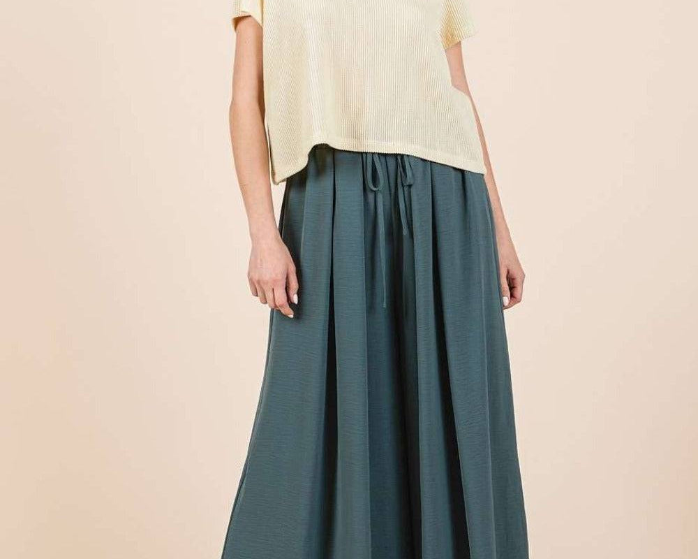 NEWYORKLISTED STYLE COLLECTION: Pleated Wide Leg Pants - NEWYORKLISTED