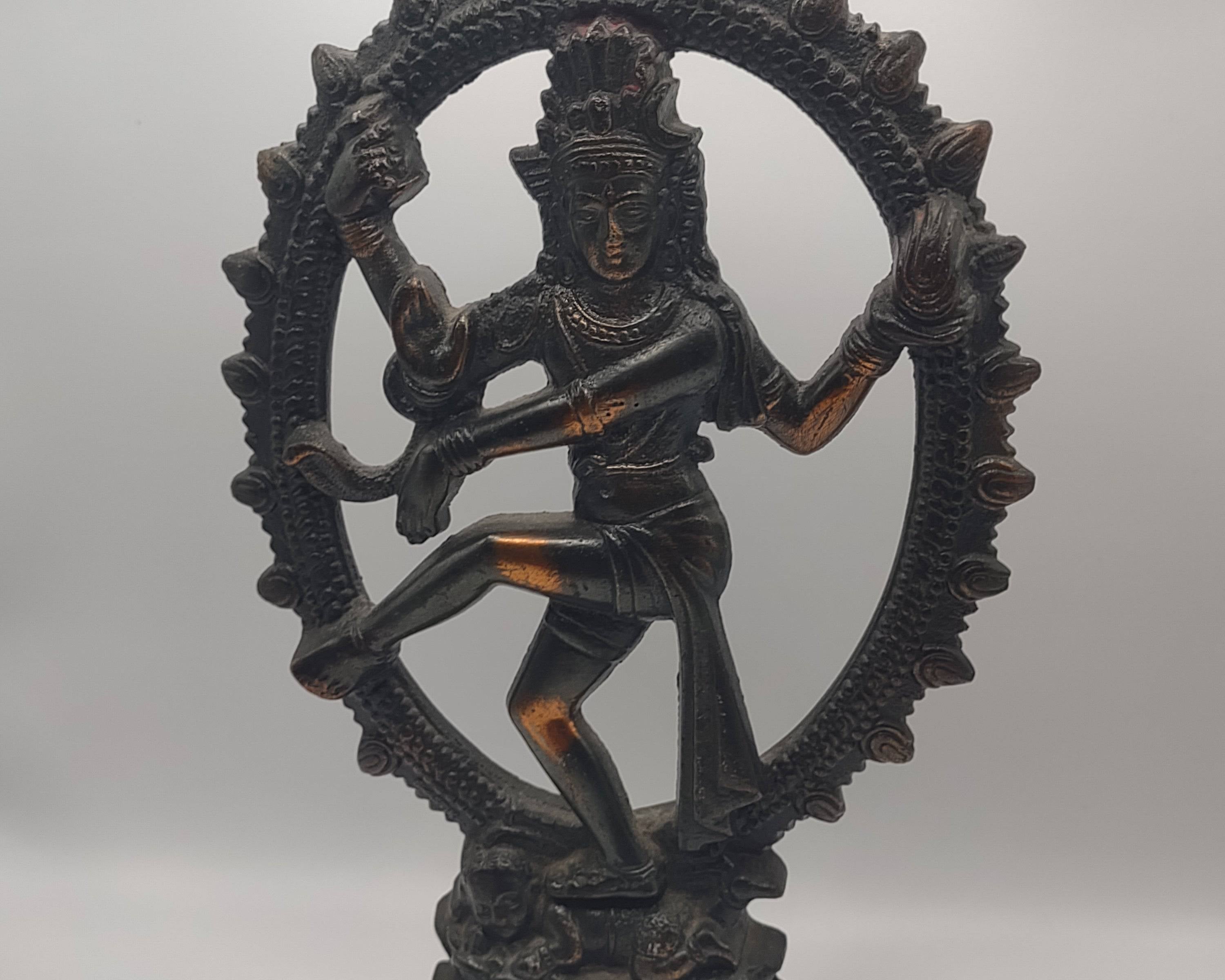 Nataraja Statue – Cosmic Shiva Dancing in Circle of Flames: NEWYORKLISTED UNIQUE FINDS COLLECTION - NEWYORKLISTED