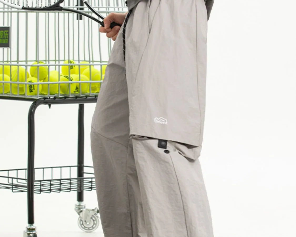 Men’s nylon drawstring pants with side pockets – NEWYORKLISTED ATLAS MEN'S COLLECTION