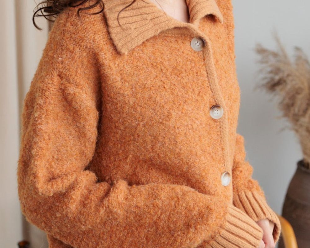 NEWYORKLISTED STYLE COLLECTION: Button Down Long Sleeve Cardigan - NEWYORKLISTED