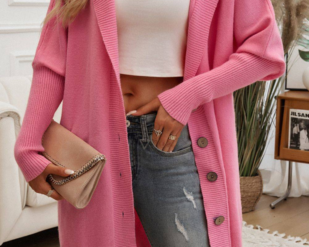 NEWYORKLISTED STYLE COLLECTION: Long Sleeve Hooded Cardigan - NEWYORKLISTED