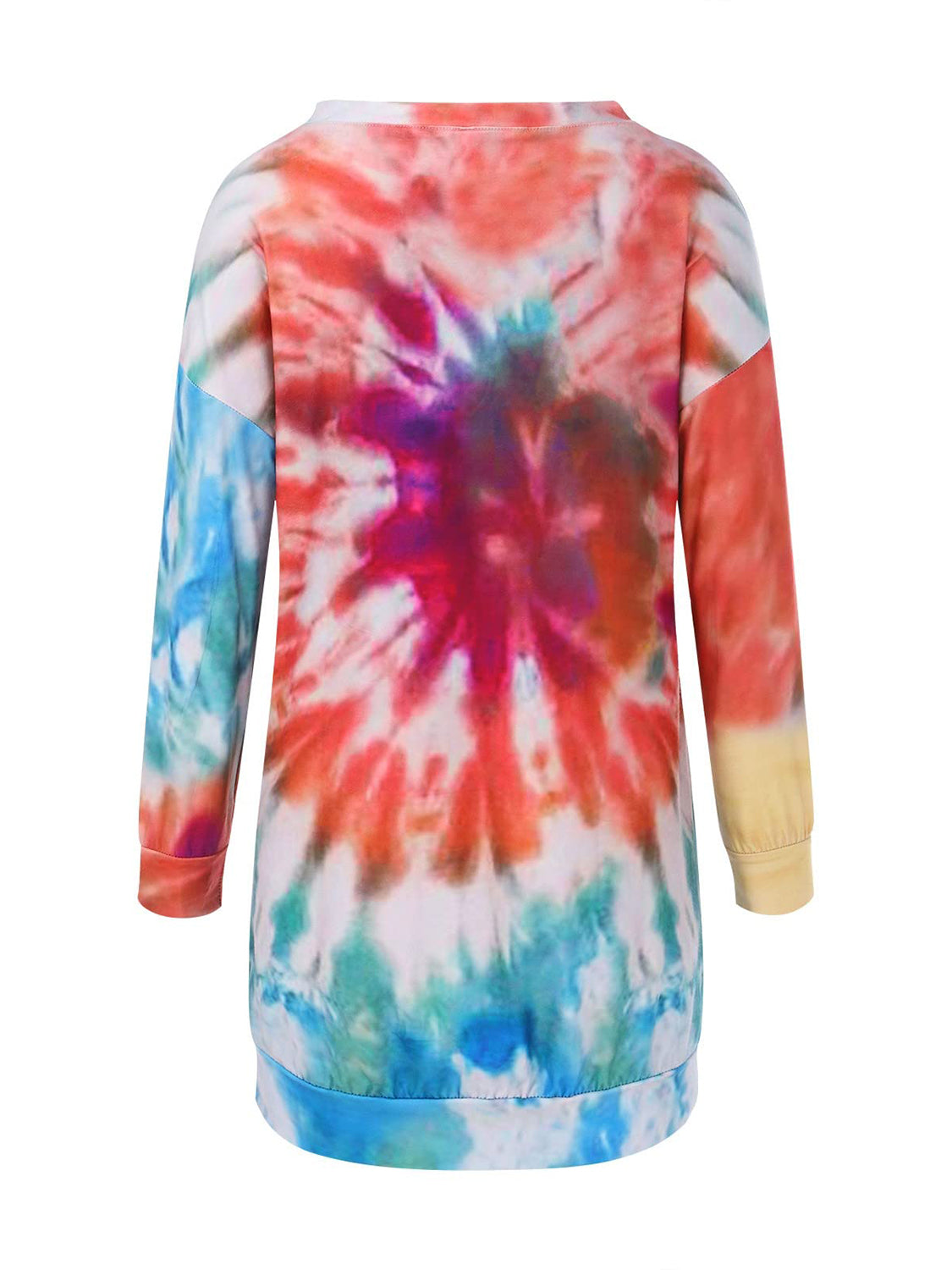 NEWYORKLISTED STYLE COLLECTION: Tie-Dye Long Sleeve Dress - NEWYORKLISTED