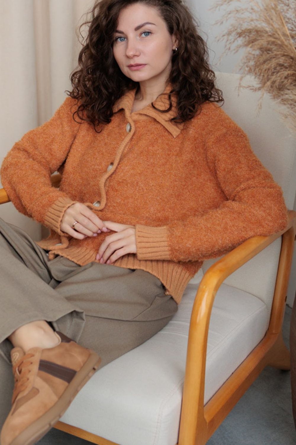 NEWYORKLISTED STYLE COLLECTION: Button Down Long Sleeve Cardigan - NEWYORKLISTED