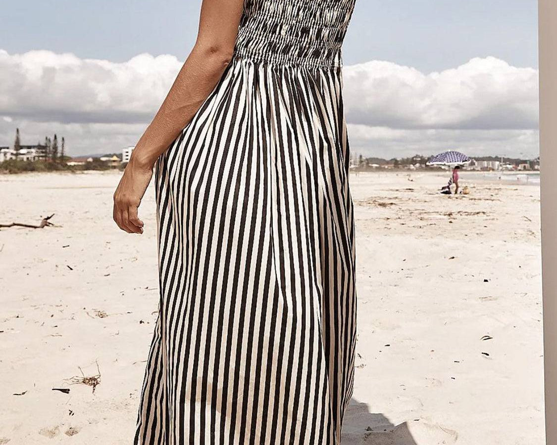 NEWYORKLISTED STYLE COLLECTION: Striped Spaghetti Strap Cami Dress - NEWYORKLISTED