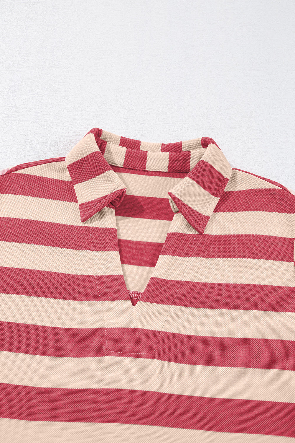 NEWYOKLISTED STYLE COLLECTION: Striped Johnny Collar Long Sleeve Mini Dress - NEWYORKLISTED