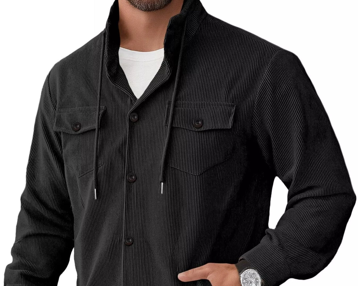 NEWYORKLISTED ATLAS MEN'S COLLECTION – Men's corduroy button-down jacket, product image 4