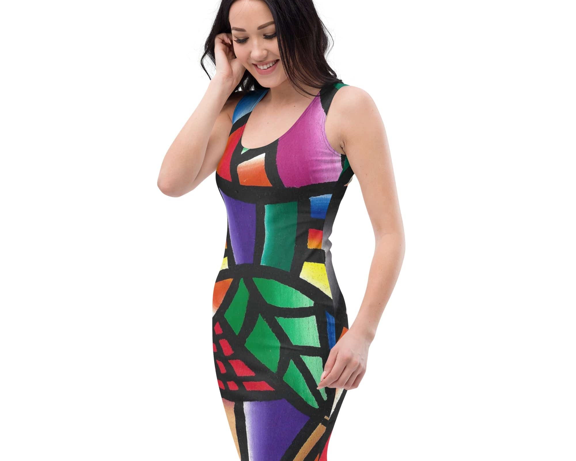 NEWYORKLISTED GRAFFITI ART DRESS - NEWYORKLISTED
