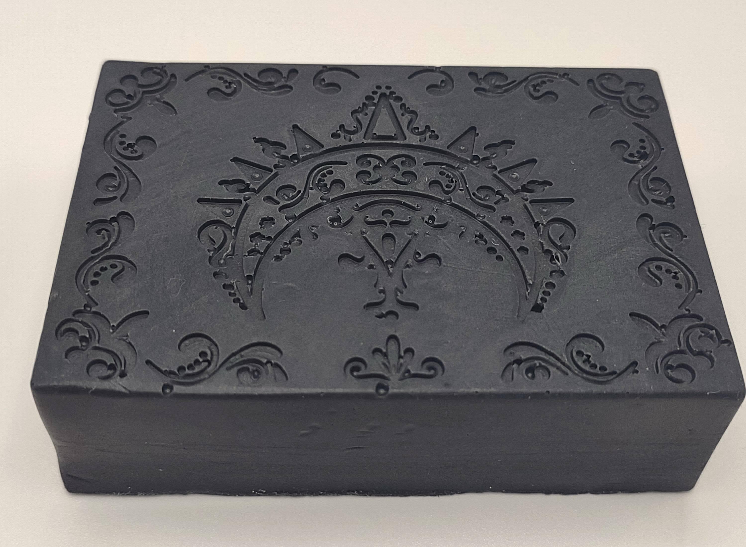 AMLA NATURALS - Black Night Charcoal Bar Soap