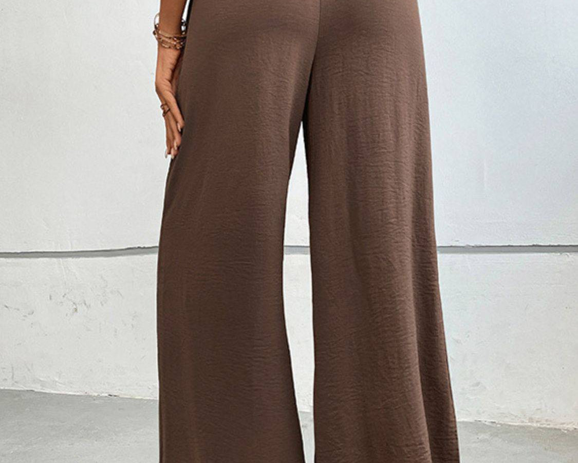 NYLD Wide Waistband Relax Fit Long Pants - NEWYORKLISTED