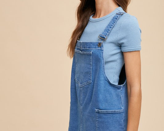 NEWYORKLISTED STYLE COLLECTION: Denim Overall Dress - NEWYORKLISTED
