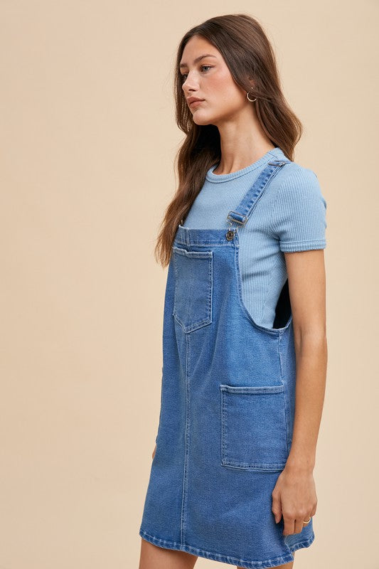 NEWYORKLISTED STYLE COLLECTION: Denim Overall Dress - NEWYORKLISTED
