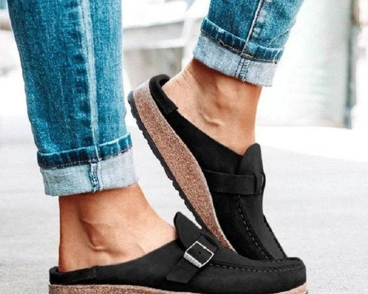 NEWYORKLISTED STYLE COLLECTION: Low Heel Buckle Loafers - NEWYORKLISTED