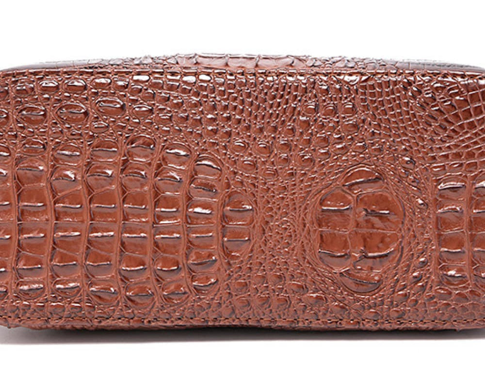 NEWYORKLISTED STYLE COLLECTION: Vegan Leather Crocodile Pattern Handbag - NEWYORKLISTED