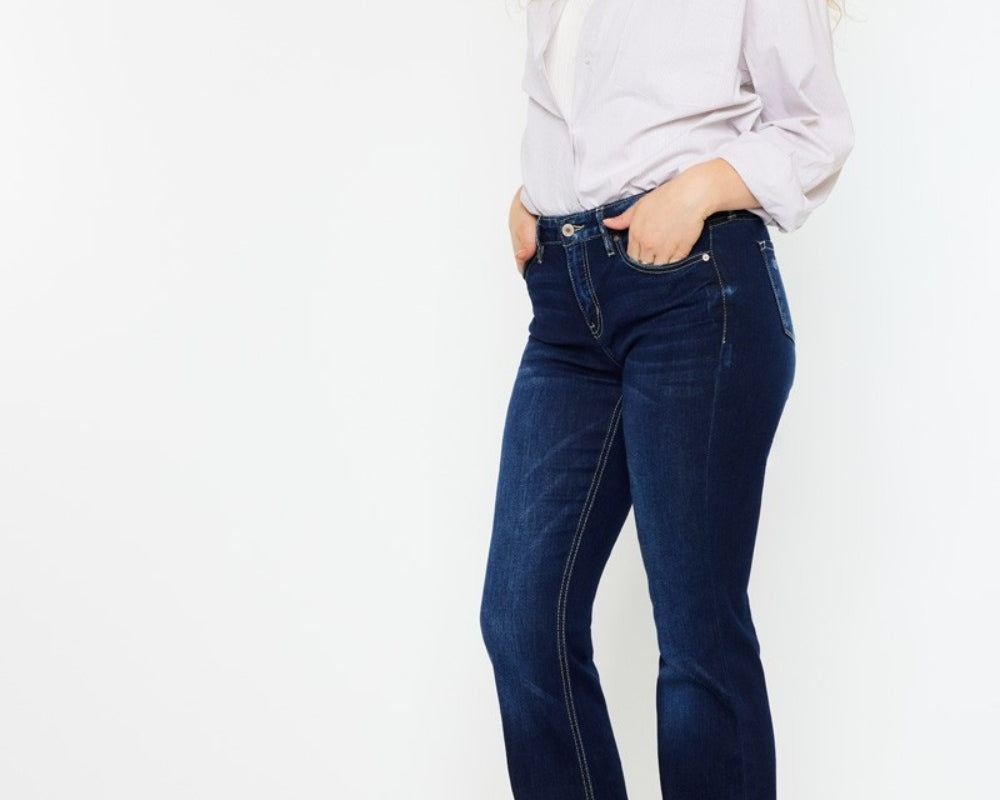 NEWYORKLISTED STYLE COLLECTION: Mid Rise Slim Flare Jeans - NEWYORKLISTED