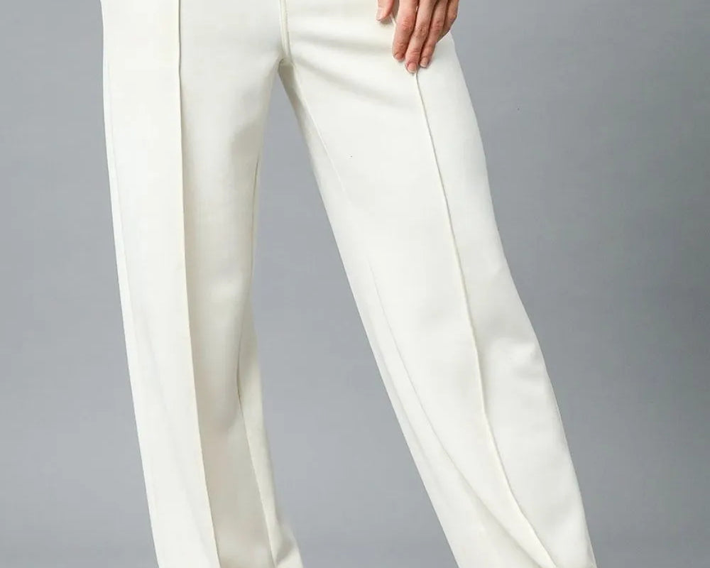NEWYORKLISTED STYLE COLLECTION: High Waisted Wide Leg Pants